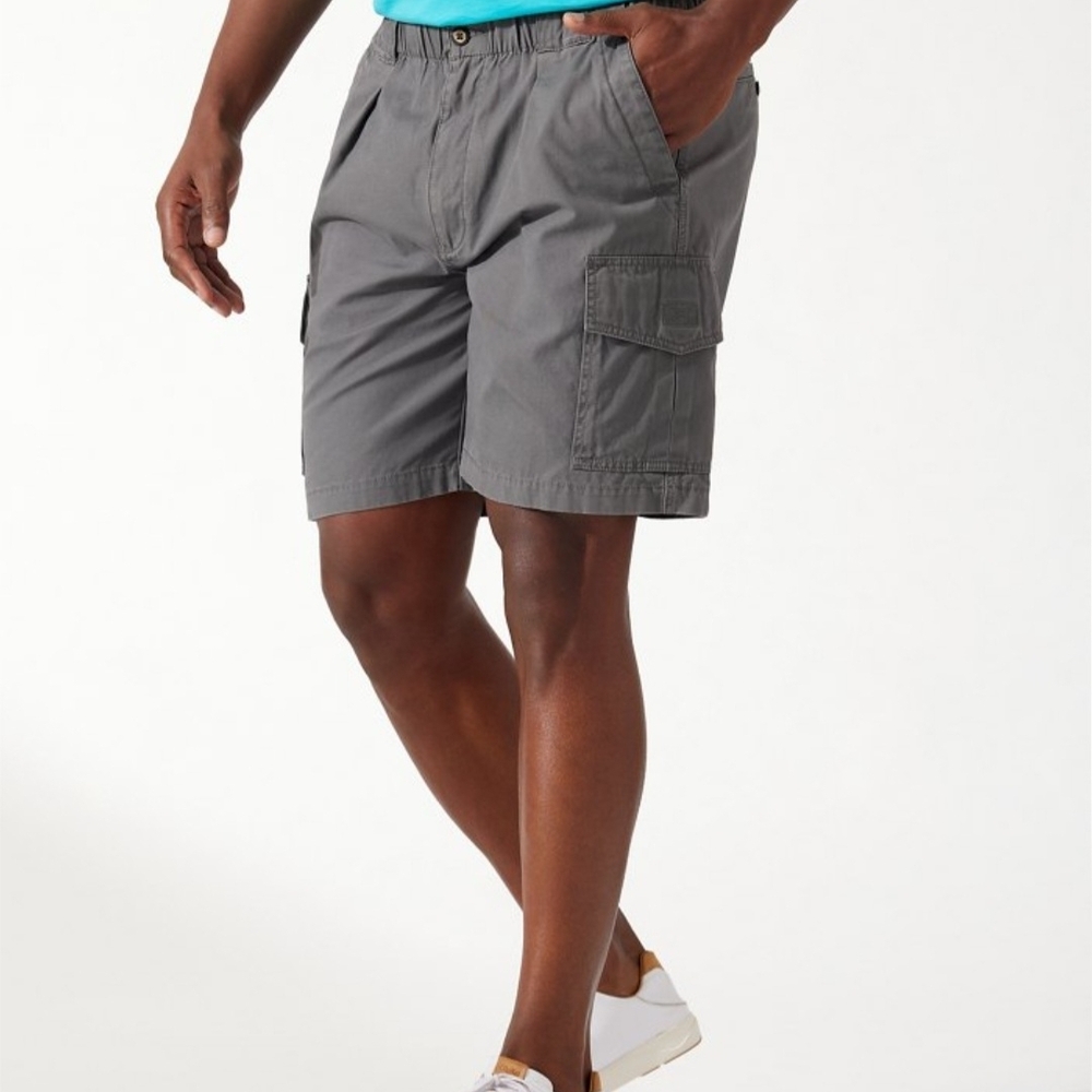 NWT Survivor E-waist Grey Cargo Shorts